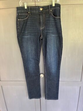 White House Black Market High-Rise Dark Blue Women's Jeans